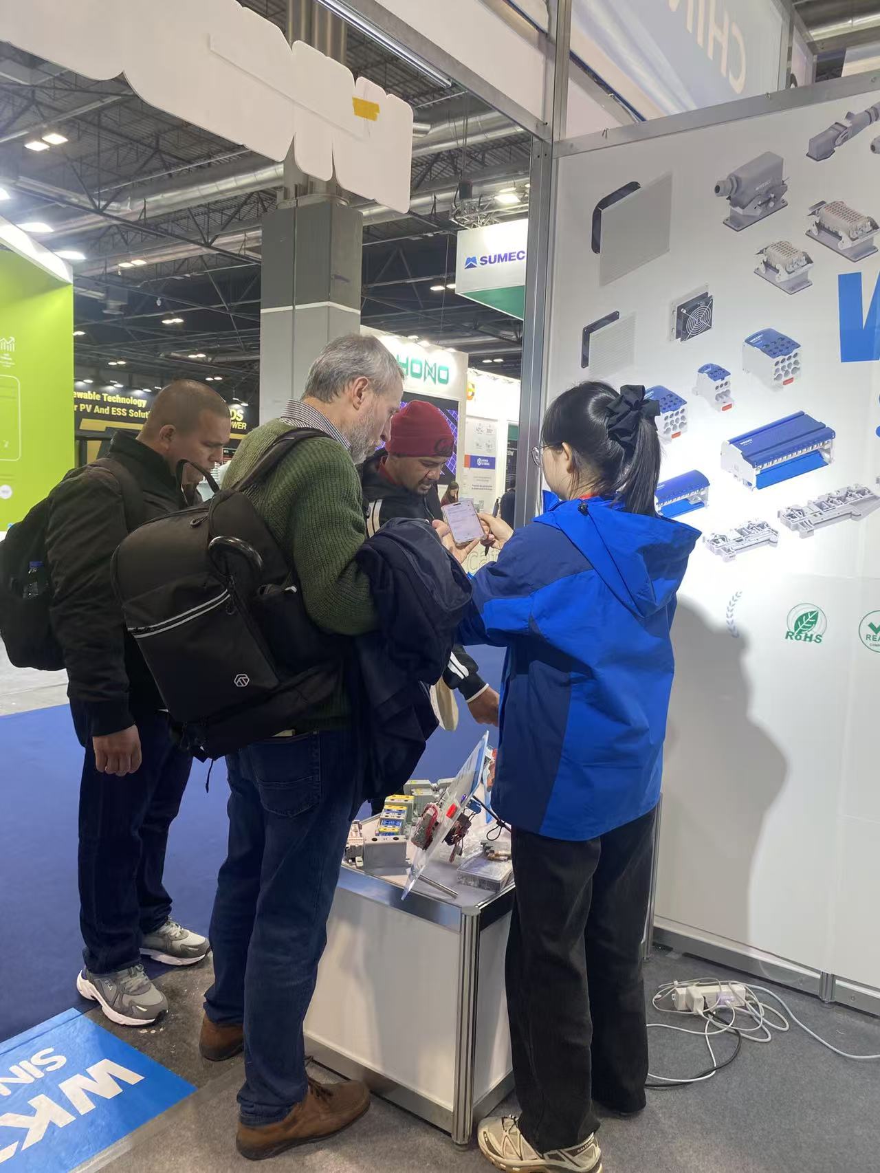 WONKE ELECTRIC causa forte impressão nos blocos terminais MATELEC 2025!!