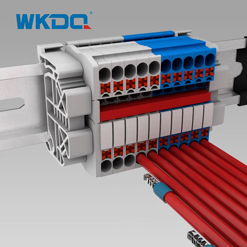 WONKE ELECTRIC -Blocos terminais push-in, aumentando a eficiência da fiação em 50%