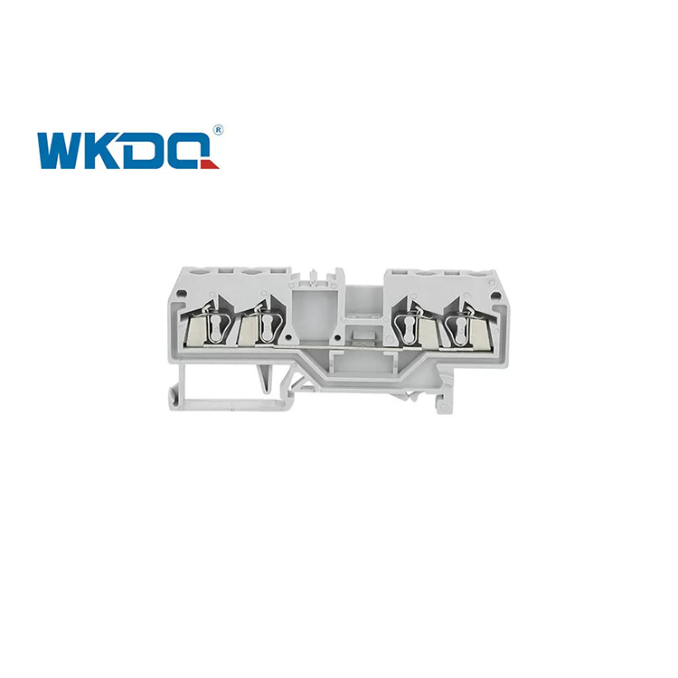 280-833 Conectores de grampo de mola de bloco de terminal elétrico sem parafusos Material de cobre banhado a estanho 4 mm Tamanho cruzado Nylon PA66