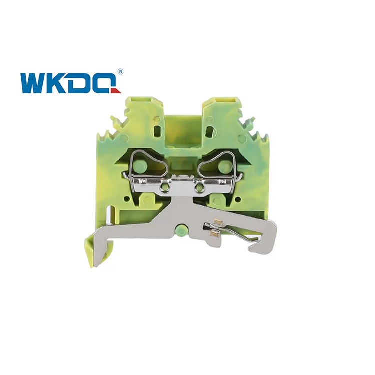 281-107 Conector de bloco de terminais tipo mola elétrica universal 4 mm resistente à vibração, cor verde