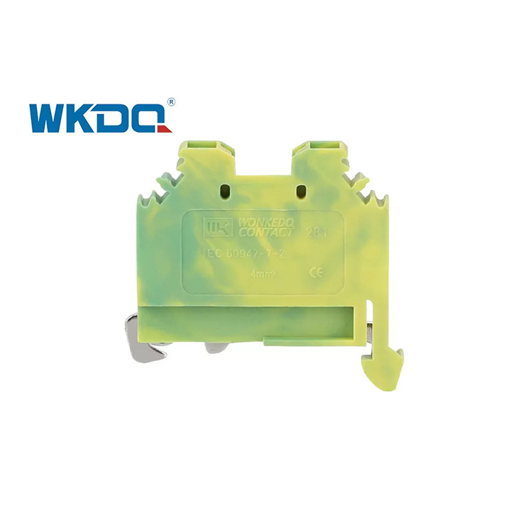 281-107 Conector de bloco de terminais tipo mola elétrica universal 4 mm resistente à vibração, cor verde