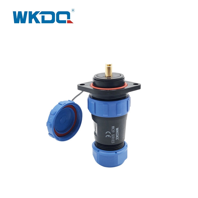 Conector de flange circular Wk29 à prova d'água IP68 Cabo de aviação com plugue de montagem com soquete Sp29