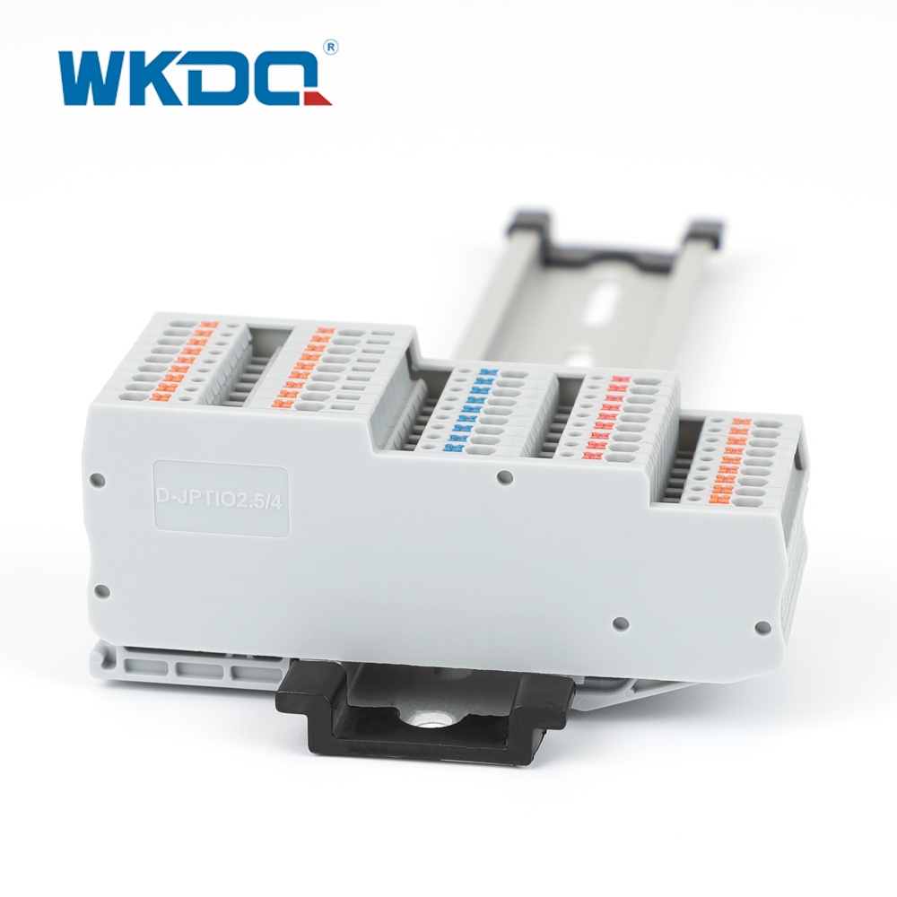 D JPTIO2.5 Tampa do bloco de terminais de 4 fios macios