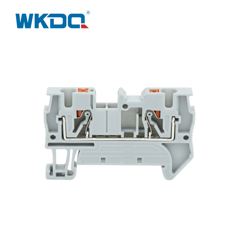 Mola DIN Rail 4sqmm Push In Bloco Terminal