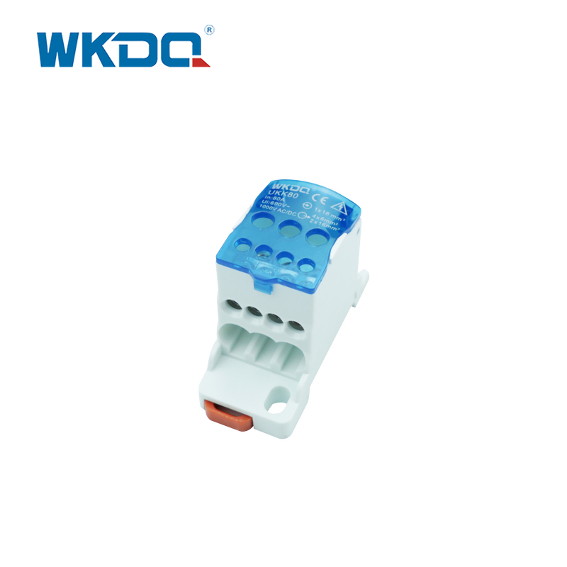 Bloco de terminal de potência de distribuição para painel elétrico UKK 80A