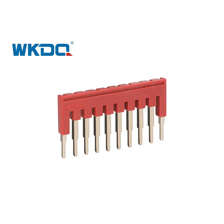 Bloco de terminais com braçadeira de mola FBS 10-4, ponte de encaixe do bloco de terminais de compressão