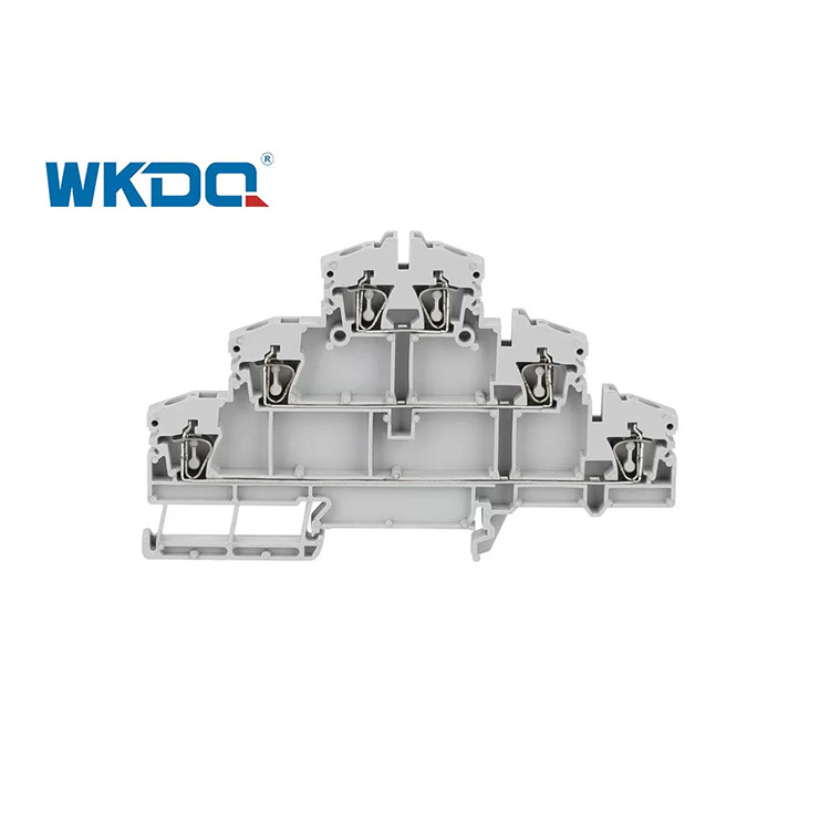 JDLD 2.5-3VN Terminal Conector Mola Triplo Conector de Baixa Tensão Sem Parafuso