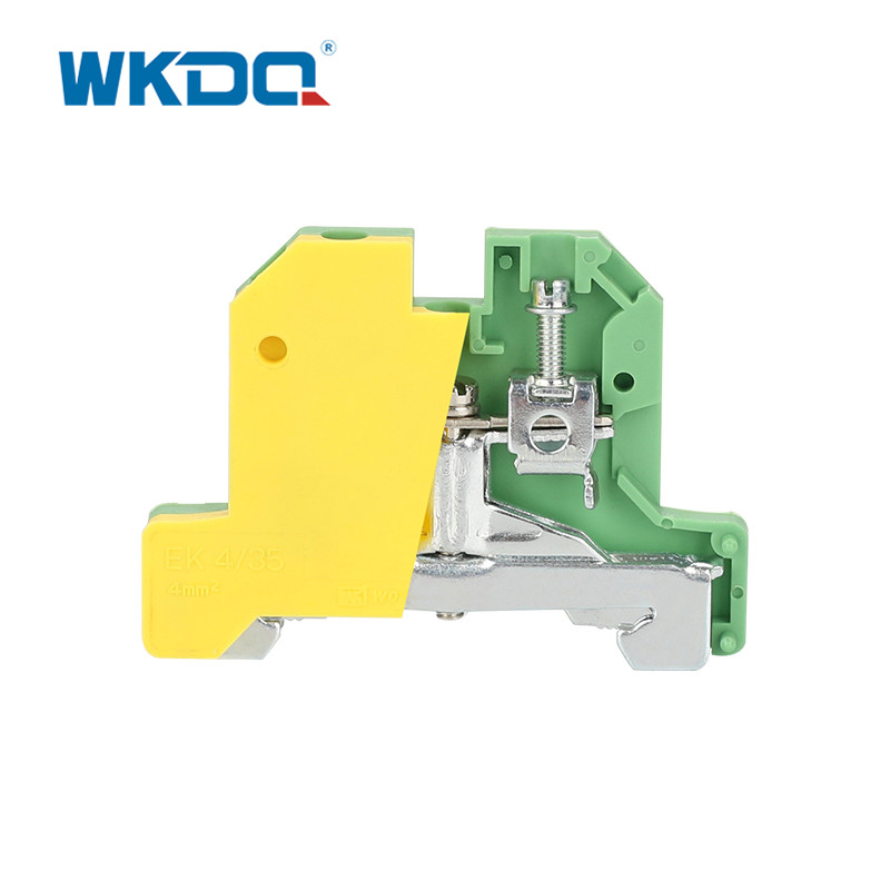 JEK 4_35 Din Rail Screw Terminal Block 800V Tensão WonkeDQ Marca Manutenção Livre