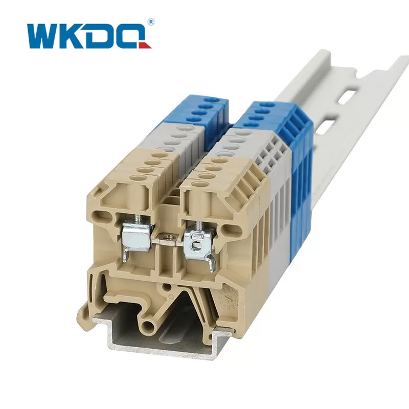 Bloco terminal de conexão de parafuso bege série JSAK 2.5EN 2,5 mm² seção transversal