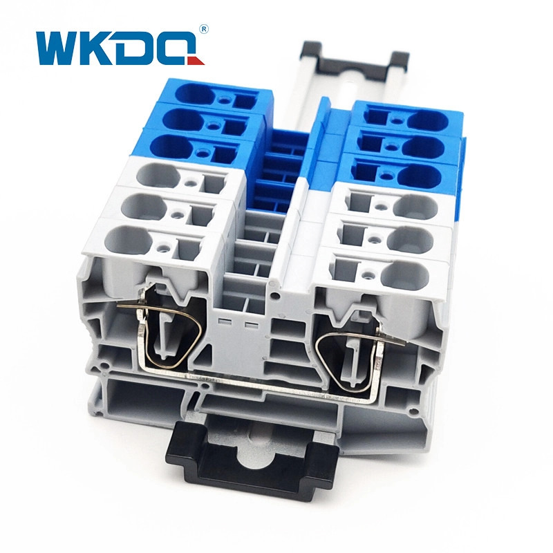 JST 16 Braçadeira de Mola Bloco Terminal Trilho Din TB 25 mm²