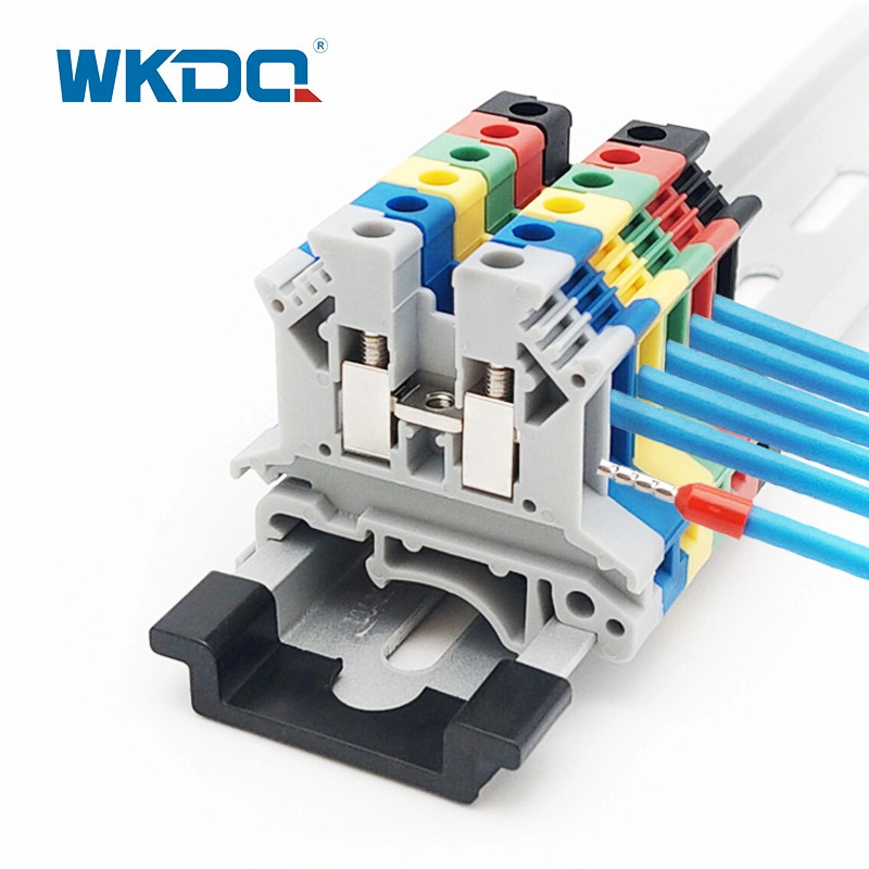 Bloco terminal elétrico equivalente JUK 2.5B Phoenix 2.5mm Conexão de parafuso IEC 60947-7-1