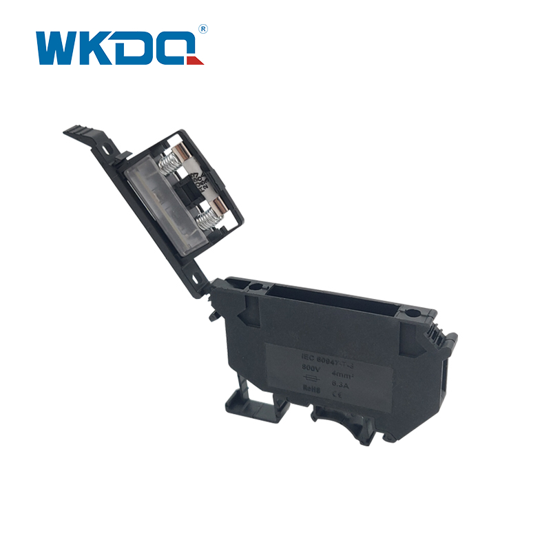 Tipo britânico cor cinzenta e preta do trilho da série do conector do bloco terminal do parafuso de JUK 5-HESI