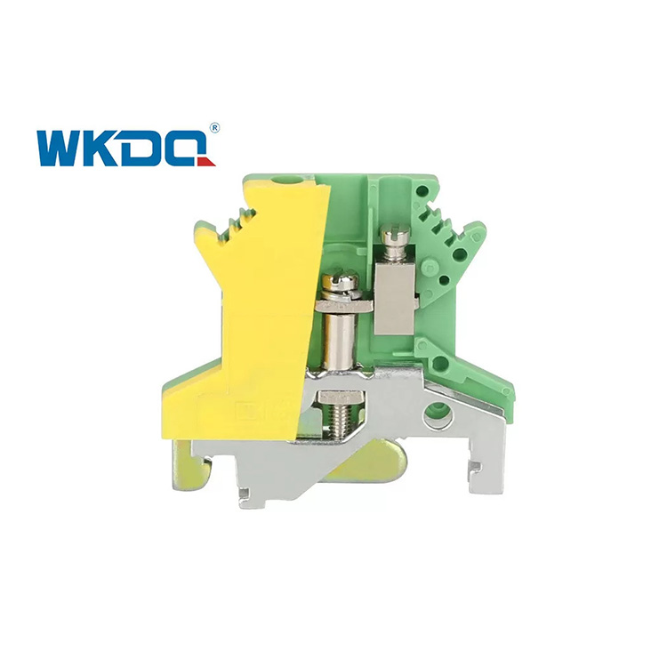 Bloco de terminal elétrico JUSLKG 2,5N 2,5 mm² tamanho padrão metal à prova de corrosão