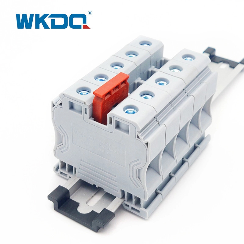 JUT 35 Din Rail Instalação Parafuso Blocos Terminais Universais 125A Hex Scoket