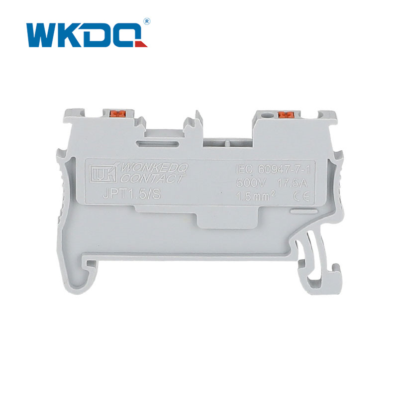 Bloco terminal de nylon PA66 Din Rail NS35