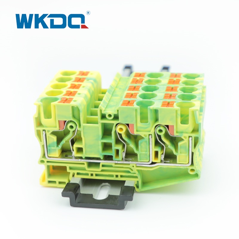 Push Pt10-TW-PE em bloco de terminal de Multi Condutor sem parafuso