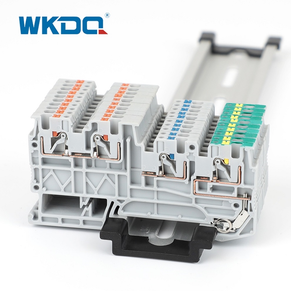 PTIO1.5/S/3 PE Push In Connection Bloco de terminais de aterramento Sensor Atuato