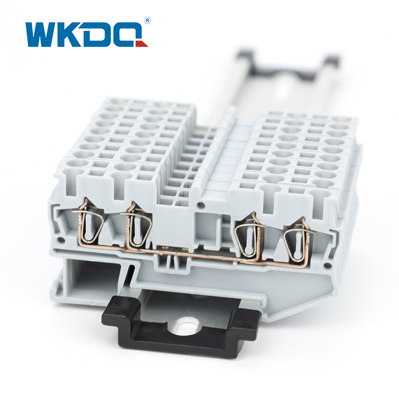 Conector de fio com mola