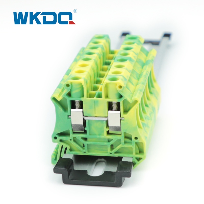 UT6-PE 6mm2 Teste de parafuso Desconecte o bloco de terminal de aterramento