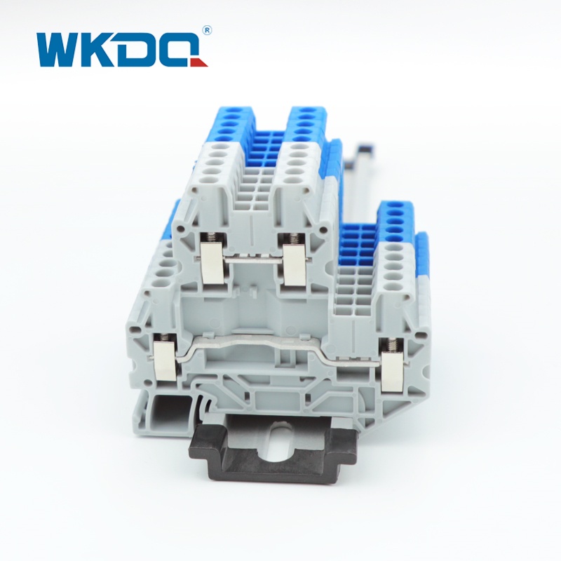 Uttb2.5 2,5mm2 Din Rail Bloqueio de parafuso de nível duplo duplo