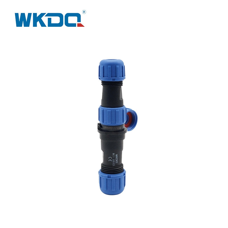 Conector de soquete de plugue de cabo de solda à prova d'água IP68 Wk11 Docking baioneta rosqueada