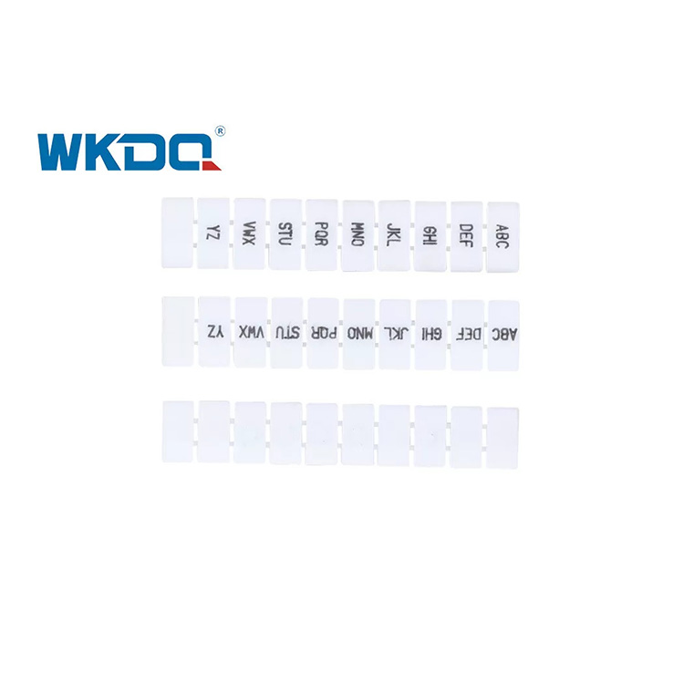Bloco de terminais de parafuso ZB Marcação de número Tag Zack Marker Strip Label